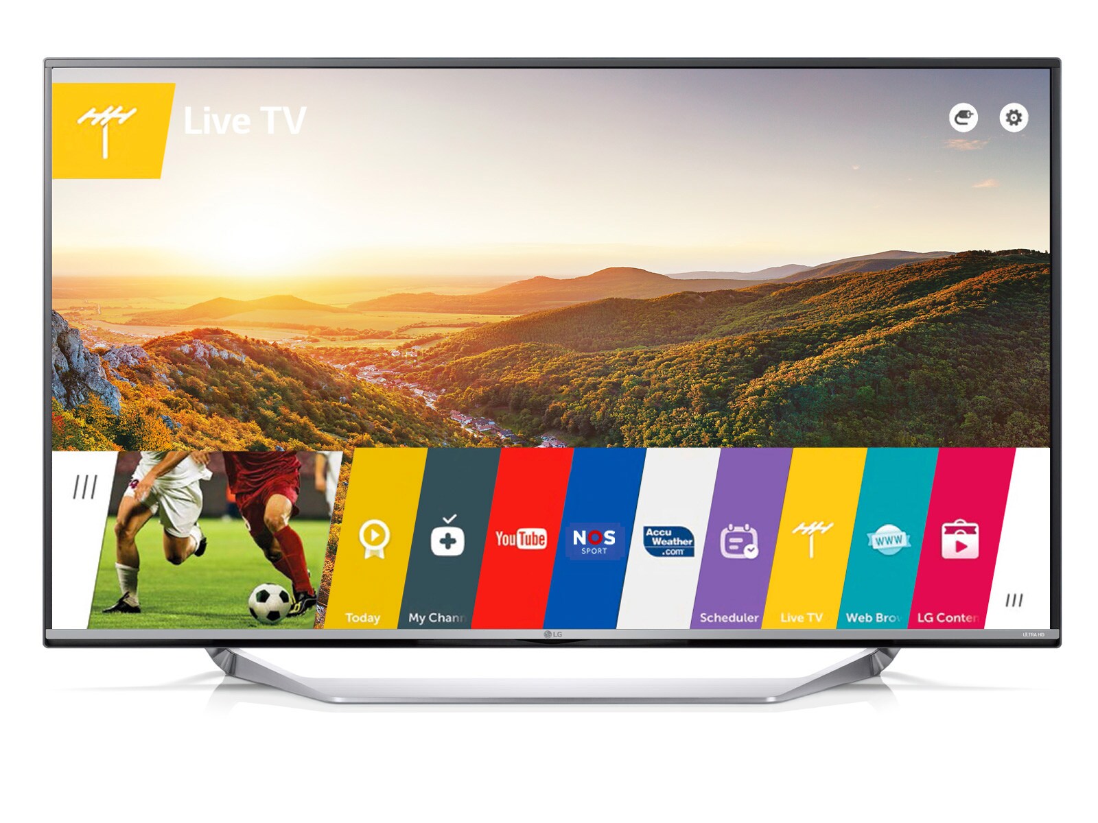 60UF776V 4K smart Televisie