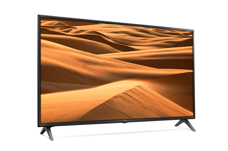 LG  60" (152 cm) UHD TV | Quad Core Processor | 4K Display | 4K Active HDR | Grote kijkhoek | Ultra Surround | webOS ThinQ AI, 60UM7100PLB