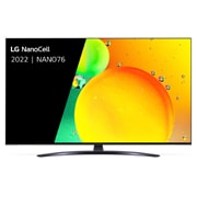 Vooraanzicht van de LG NanoCell TV