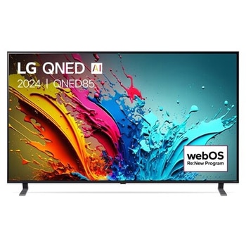 LG QNED85 AI 4K Smart TV 2024, 55 inch 55QNED85T6C met Alpha 8 AI-processor 4K  en WebOS