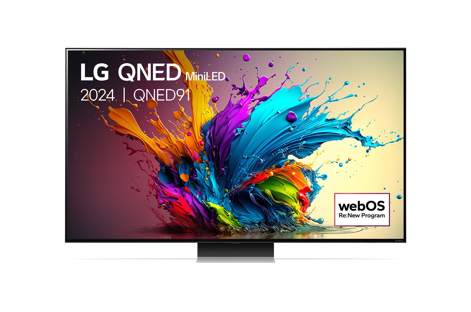 LG QNED91 AI 4K Smart TV 2024, 65 inch 65QNED91T6A met Alpha 8 AI-processor 4K en WebOS
