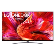 Vooraanzicht van de LG QNED TV