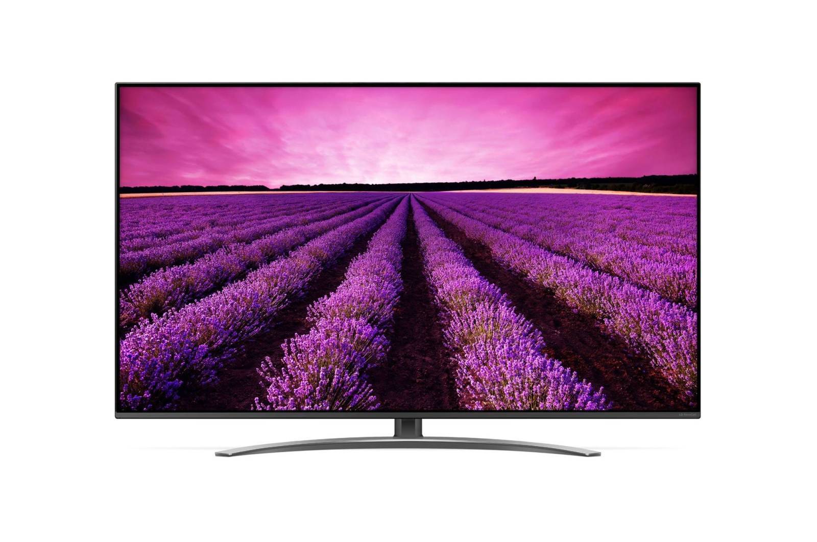 Vooraanzicht van 65&#34; (165 cm) NanoCell TV SM8200 | Quad Core Processor | 4K Active HDR | DTS Virtual: X | Cinema screen design 65SM8200PLA