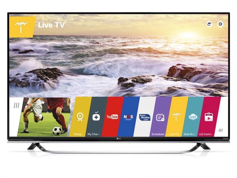 LG 65" Ultra HD webOS 2.0 Smart TV | Ervaar nu de ultrascherpe en levensechte beelden van LG Ultra HDTV!, 65UF850V