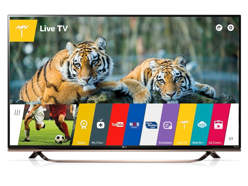 LG 65" Ultra HD webOS 2.0 Smart TV | Ervaar nu de ultrascherpe en levensechte beelden van LG Ultra HDTV!, 65UF860V
