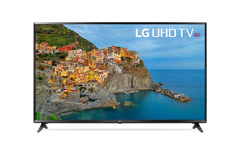 Vooraanzicht van 65&#34; (165 cm) | 4K UHD TV | IPS Display | Bilion Rich Colours | Active HDR | webOS 3.5 Smart TV 65UJ630V