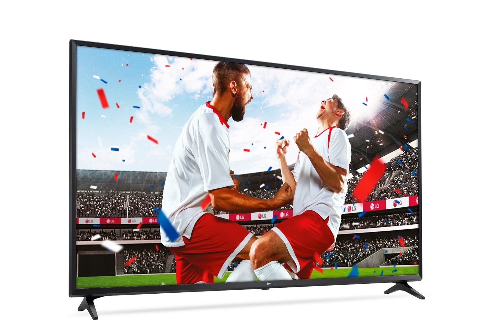 LG 65" (165 cm) UHD TV | World Cup edition | 4K Display | 4K Active HDR | Grote kijkhoek | webOS met ThinQ AI, 65UK6100PLB
