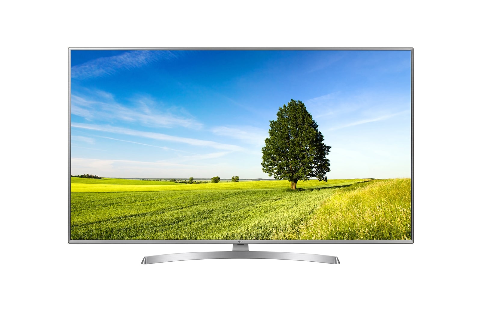 Vooraanzicht van 65&#34; (165 cm) UHD TV | 4K Display | 4K Active HDR | Grote kijkhoek | webOS met ThinQ AI 65UK6950PLB