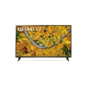Vooraanzicht van de LG UHD TV