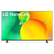 Vooraanzicht van de LG NanoCell TV
