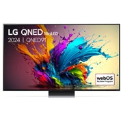LG QNED91 AI 4K Smart TV 2024, 75 inch 75QNED91T6A met Alpha 8 AI-processor 4K en WebOS
