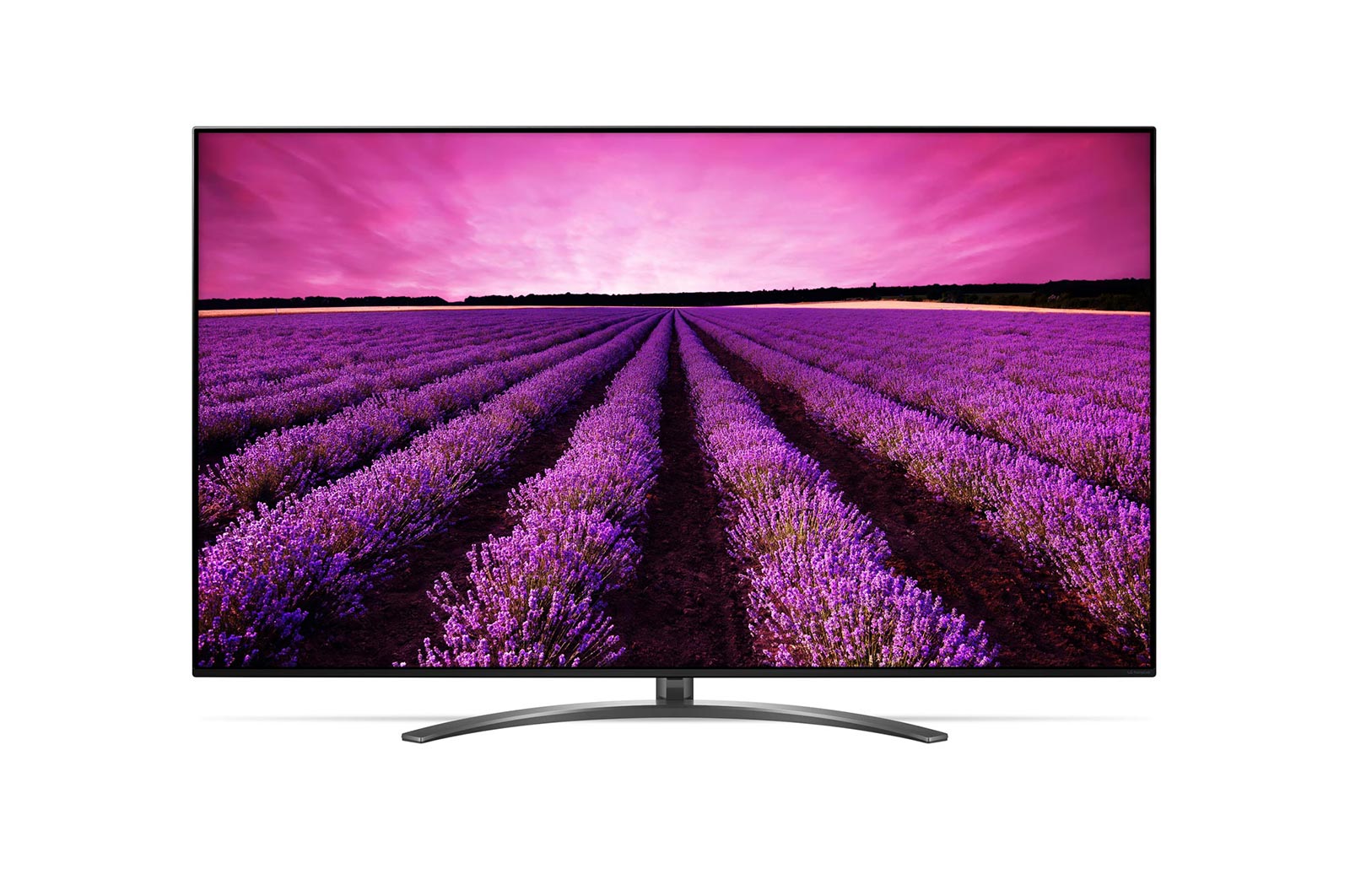 Vooraanzicht van 75” (217 cm) NanoCell TV SM9000 | α7 Gen 2 Intelligent Processor | Full Array Dimming Pro| Cinema HDR met Dolby Vision | Dolby Atmos | Perfect cinema screen design 75SM9000PLA