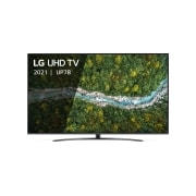 Vooraanzicht van de LG UHD TV