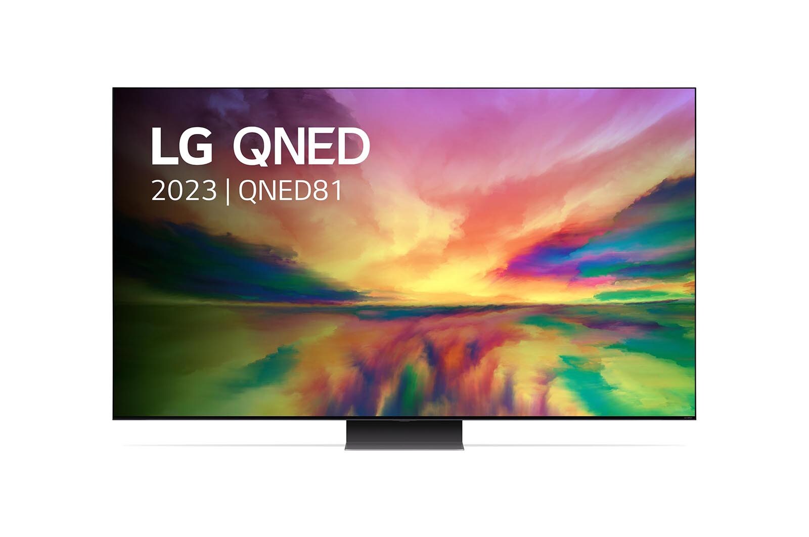 Vooraanzicht van LG QNED 86&#34; intense kleuren in 4K SMART TV 86QNED816RE