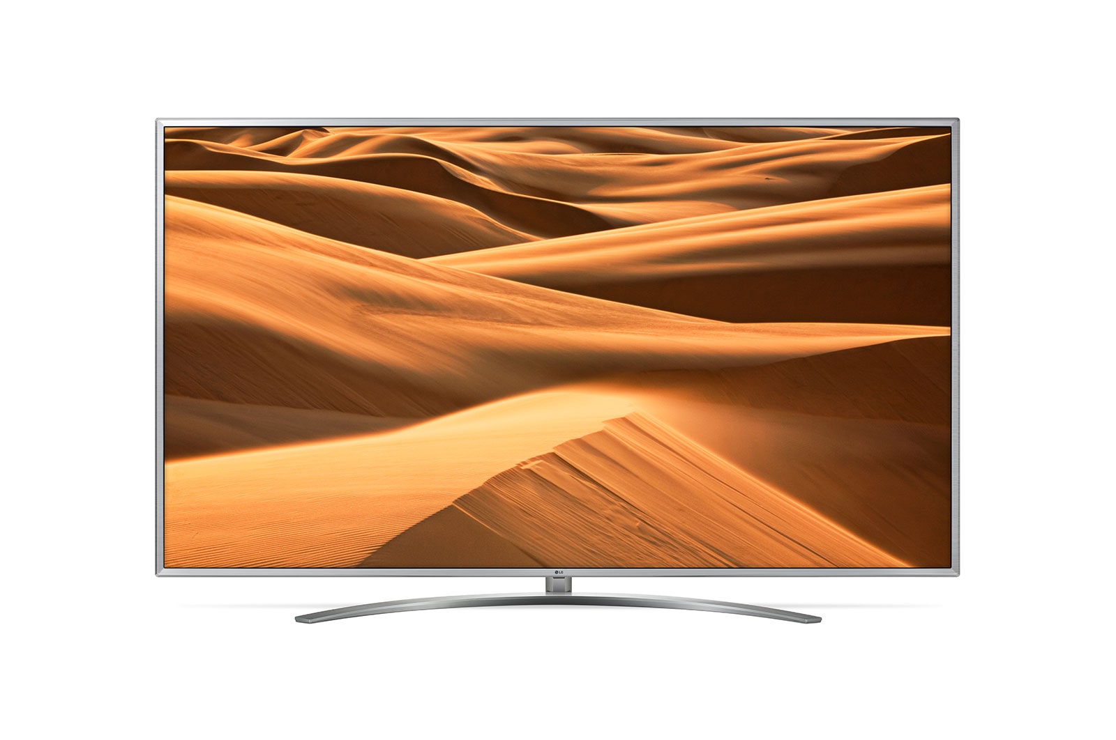 Vooraanzicht van 86&#34; (218 cm) UHD TV | α7 Gen 2 Intelligent Processor | 4K IPS Display | 4K Cinema HDR | Grote kijkhoek | Dolby Surround | webOS ThinQ AI 86UM7600PLB