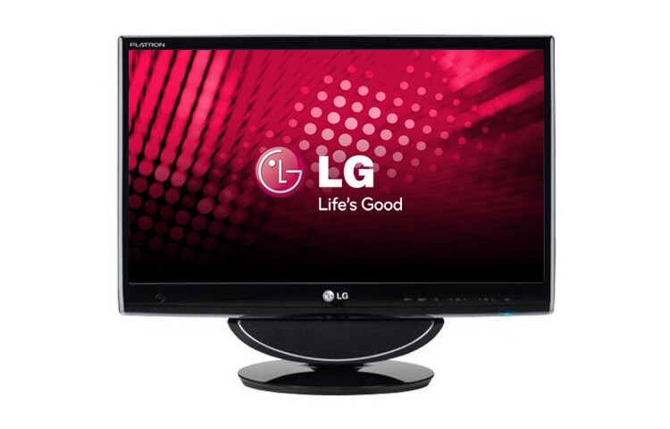 Vooraanzicht van 22&#39; inch LED Monitor TV met ingebouwd speaker systeem, 5ms responsetijd, afstandbediening, Full HD resolutie voor het kijken van Blu-ray en DVD films. M2280DF-Monitor-TV