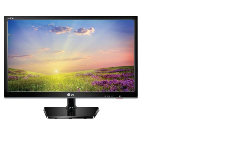 Vooraanzicht van 24&#34; Inch Full HD Monitor TV met HDMI aansluiting, Mega contrastratio bij een brede kijkhoek. M2432D