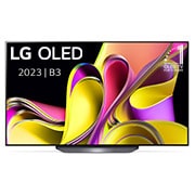 Vooraanzicht met LG OLED en 10 jaar wereld nr.1 OLED embleem.