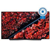 Vooraanzicht van 55&#34; (139 cm) LG OLED C9 | α9 Gen 2 Intelligent Processor | Oneindig contrast | Cinema HDR met Dolby Vision | Dolby Atmos | Cinema screen design OLED55C9MLB