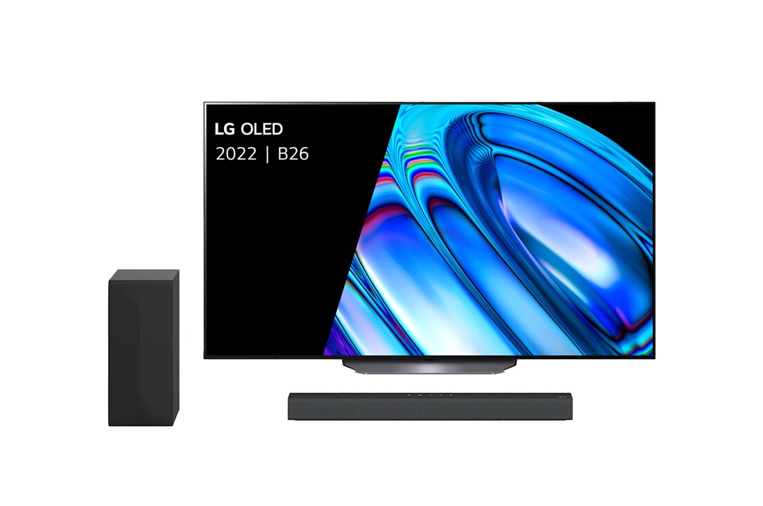 LG OLED B2 65 Inch 4K Smart TV & DS60Q Soundbar, OLED65B26LA.DS60Q