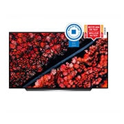 Vooraanzicht van 65&#34; (165 cm) LG OLED C9 | α9 Gen 2 Intelligent Processor | Oneindig contrast | Cinema HDR met Dolby Vision | Dolby Atmos | Cinema screen design OLED65C9PLA