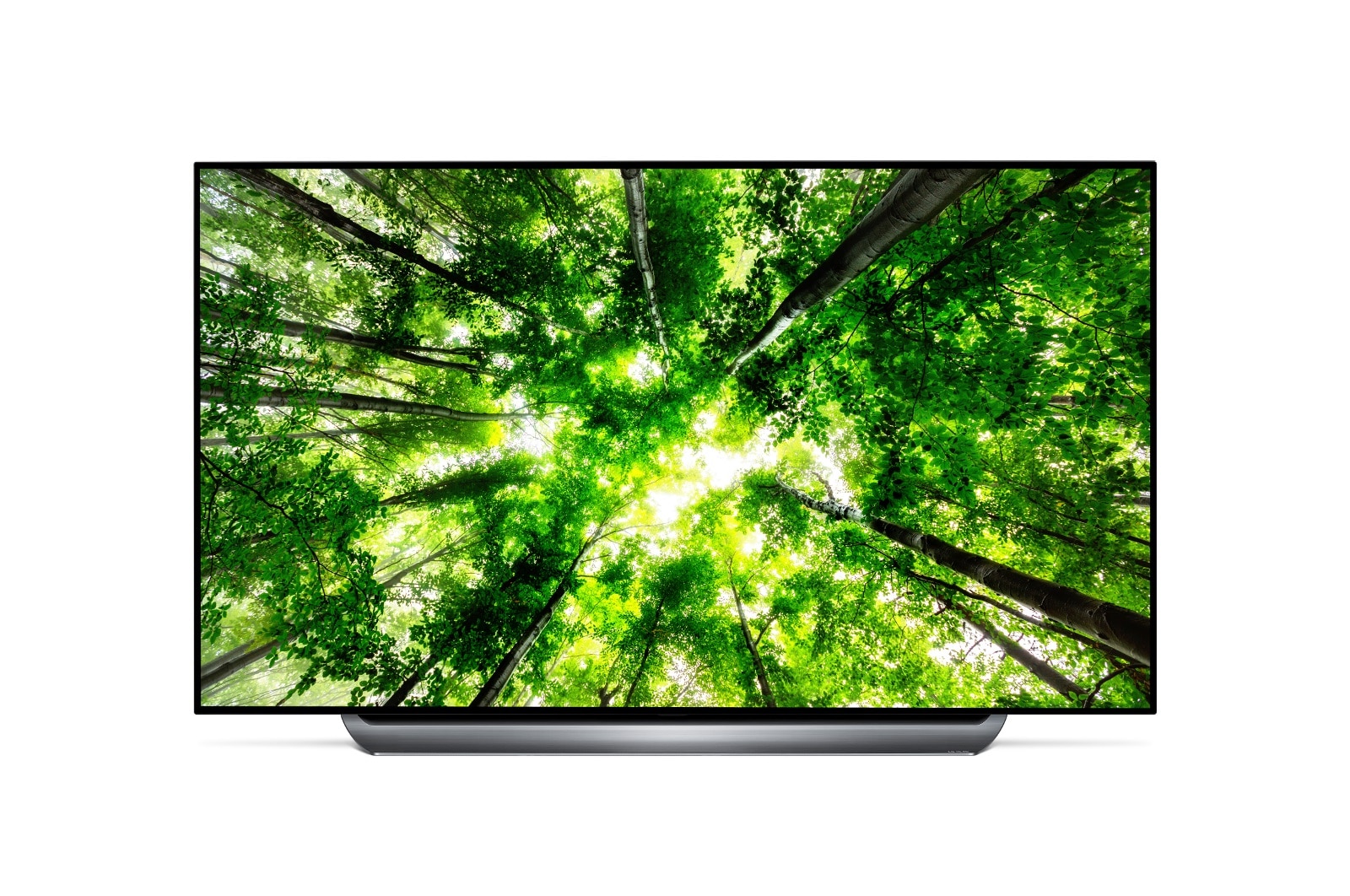 Vooraanzicht van 77&#34; (195 cm) LG OLED C8 | α9 Intelligent Processor | Oneindig contrast | Cinema HDR met Dolby Vision |Blade Slim design OLED77C8LLA