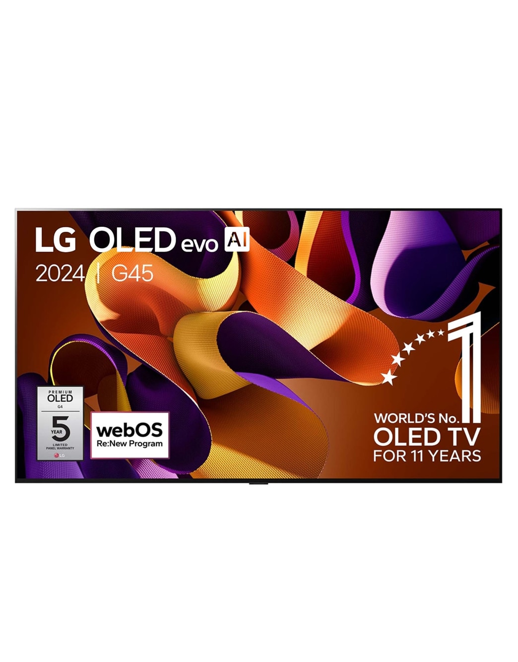 97 Inch LG OLED evo AI G4 4K Smart TV 2024 - OLED97G45LW | LG Nederland