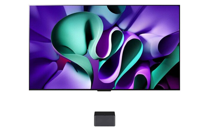 LG True Wireless TV 97 inch LG SIGNATURE OLED M4 met 4K 120Hz video- en audio-overdracht , OLED97M49LA