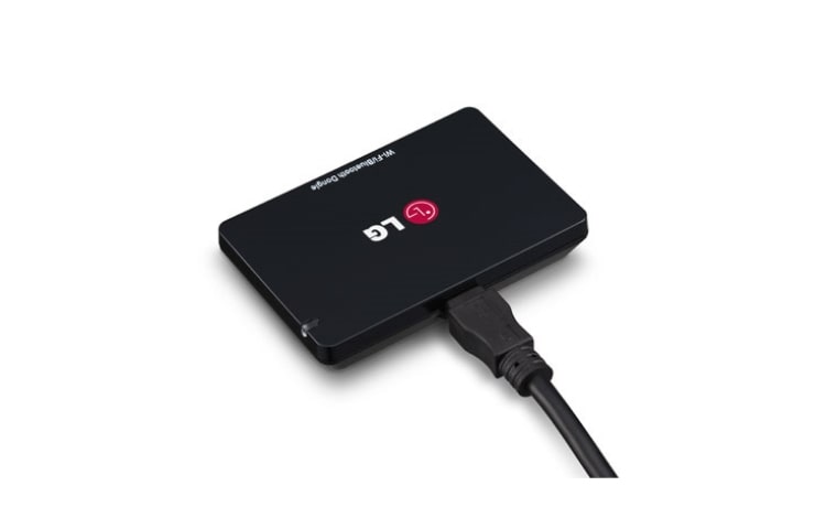 LG Sluit je LG multimedia televisie aan op je draadloze thuis netwerk met behulp van deze Wi-Fi Dongle., AN-WF500