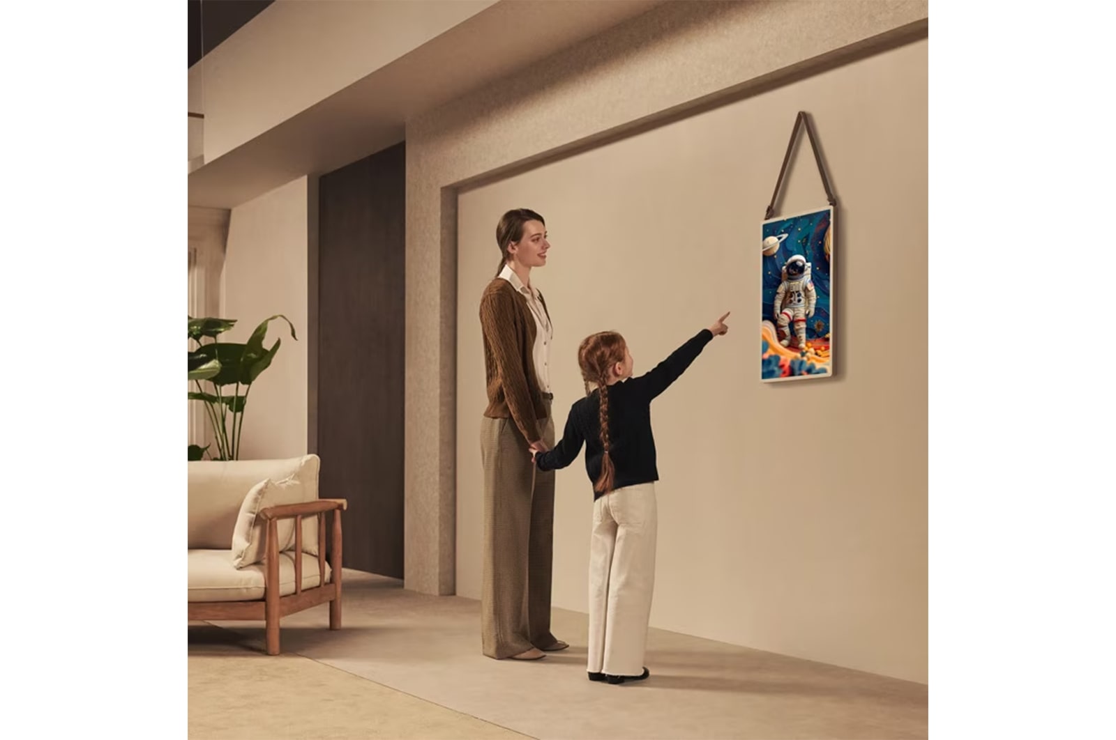 LG Draagriem en Wandhouder voor StanbyME 2, WS25XA