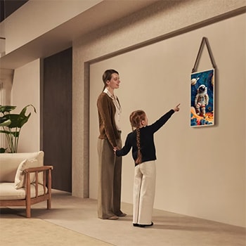 LG Draagriem en Wandhouder voor StanbyME 2, WS25XA