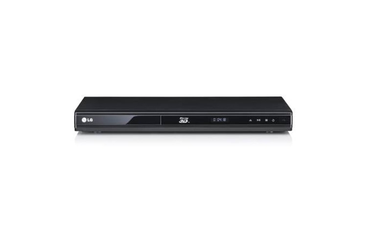 Vooraanzicht van 3D Blu-ray Player™ met LG Smart TV, Wi-Fi Direct™, DLNA, LG Remote,Full HD 1080p Up-scaling, External HDD Playback. BD670