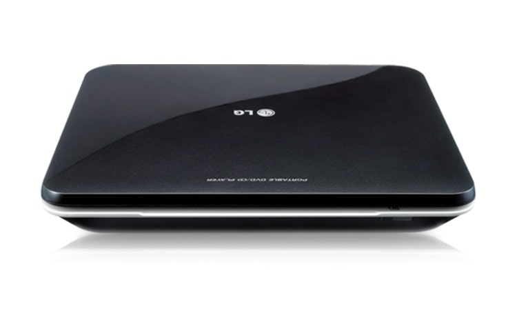 Vooraanzicht van DP450, draagbare DVD-speler, Dolby Digital, Jpeg/Divx/MP3 verenigbaar DP450