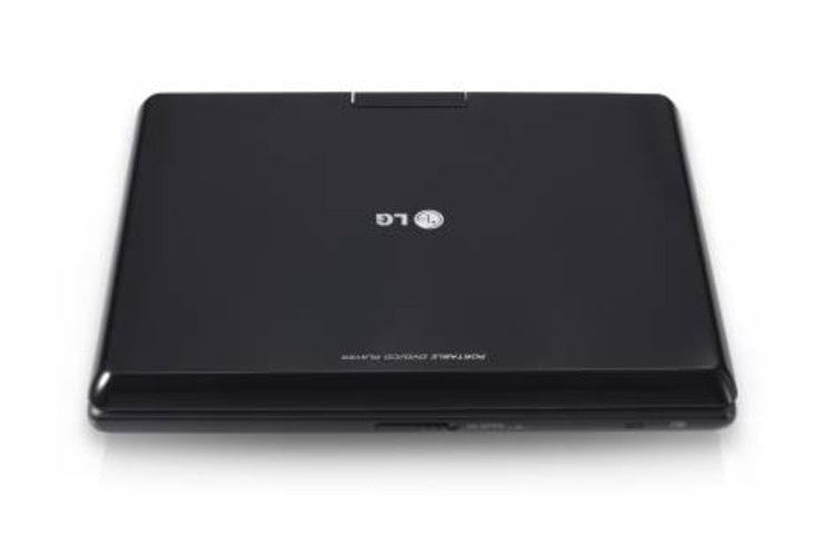 Vooraanzicht van LG Portable DVD met USB 2.0, Playback &amp; Snellaadfunctie DP561B