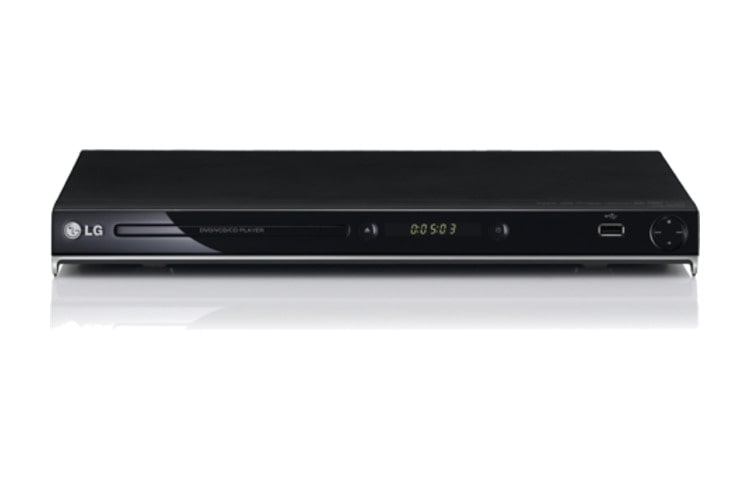 Vooraanzicht van DVD speler met USB &amp; HDMI aansluiting voor Full HD up-scaling. DVX552H