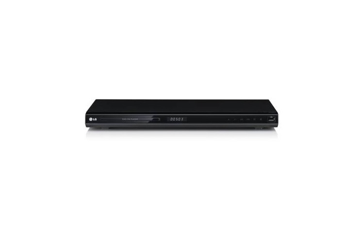 Vooraanzicht van DVD Player met Full HD 1080p Up-scaling, Progressive Scan, Multi Format Playback inclusief DivX, USB Direct Recording. DVX692H