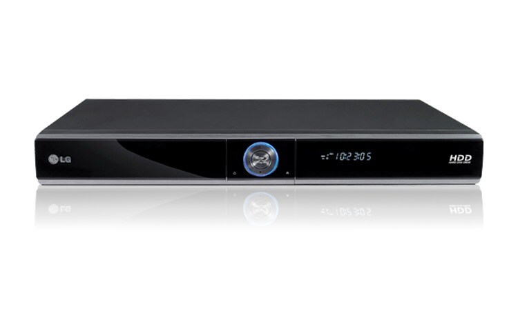 Vooraanzicht van Blu-Ray-speler met 160 Gb digitale tv-recorder, Simplink, Full HD up-scaling voor DVD&#39;s, 160gb Harddisk, BD Live en Quickload. HR400