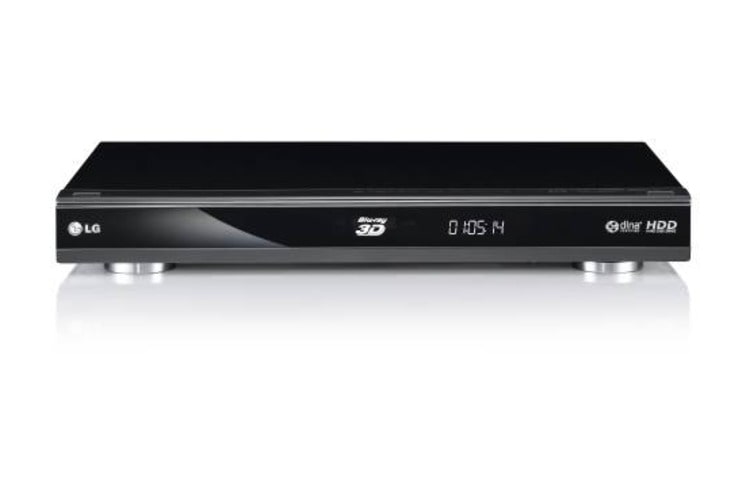 Vooraanzicht van 3D Ziggo gecertificeerde multimedia harddisk recorder met 250GB capaciteit HRX550