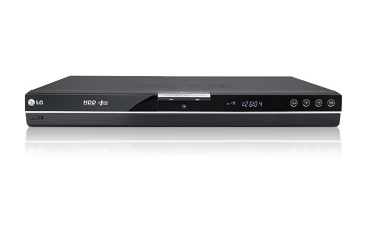 Vooraanzicht van HDD recorder met 320GB intern geheugen, Full HD 1080p Up-scaling, Super Multi DVD Recording, Simplink HDMI en USB Plus RH399H