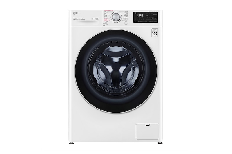 LG Was- droogcombinatie F4DV308S1E | 8kg wassen / 6kg drogen | AI DD motor, F4DV308S1E