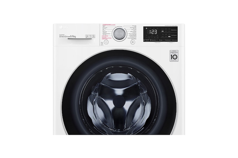 LG Was- droogcombinatie F4DV308S1E | 8kg wassen / 6kg drogen | AI DD motor, F4DV308S1E