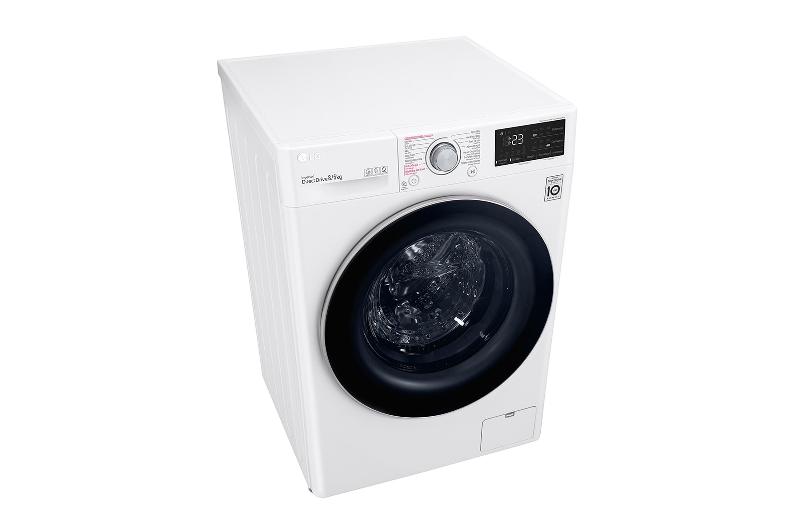 LG Was- droogcombinatie F4DV308S1E | 8kg wassen / 6kg drogen | AI DD motor, F4DV308S1E