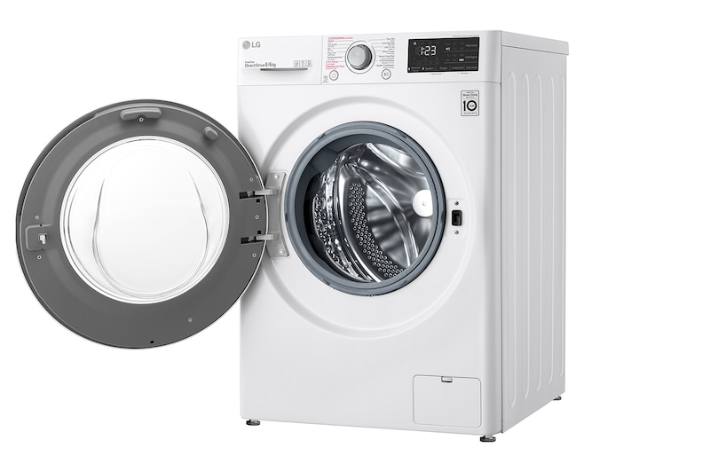 LG Was- droogcombinatie F4DV308S1E | 8kg wassen / 6kg drogen | AI DD motor, F4DV308S1E