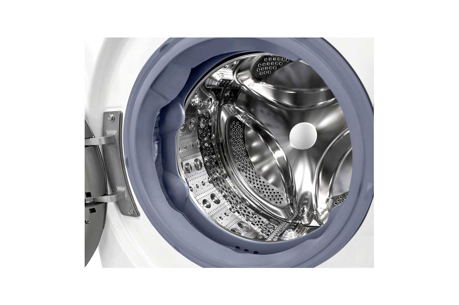 LG TurboWash™ 39 - Perfect schoon in 39 minuten | Slimme AI DD™ motor herkent je kleding | E | 9 kg wassen / 6 kg drogen | Hygiënisch wassen met stoom, F4DV909H2E
