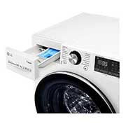 LG TurboWash™ 39 - Perfect schoon in 39 minuten | Slimme AI DD™ motor herkent je kleding | E | 9 kg wassen / 6 kg drogen | Hygiënisch wassen met stoom, F4DV909H2E