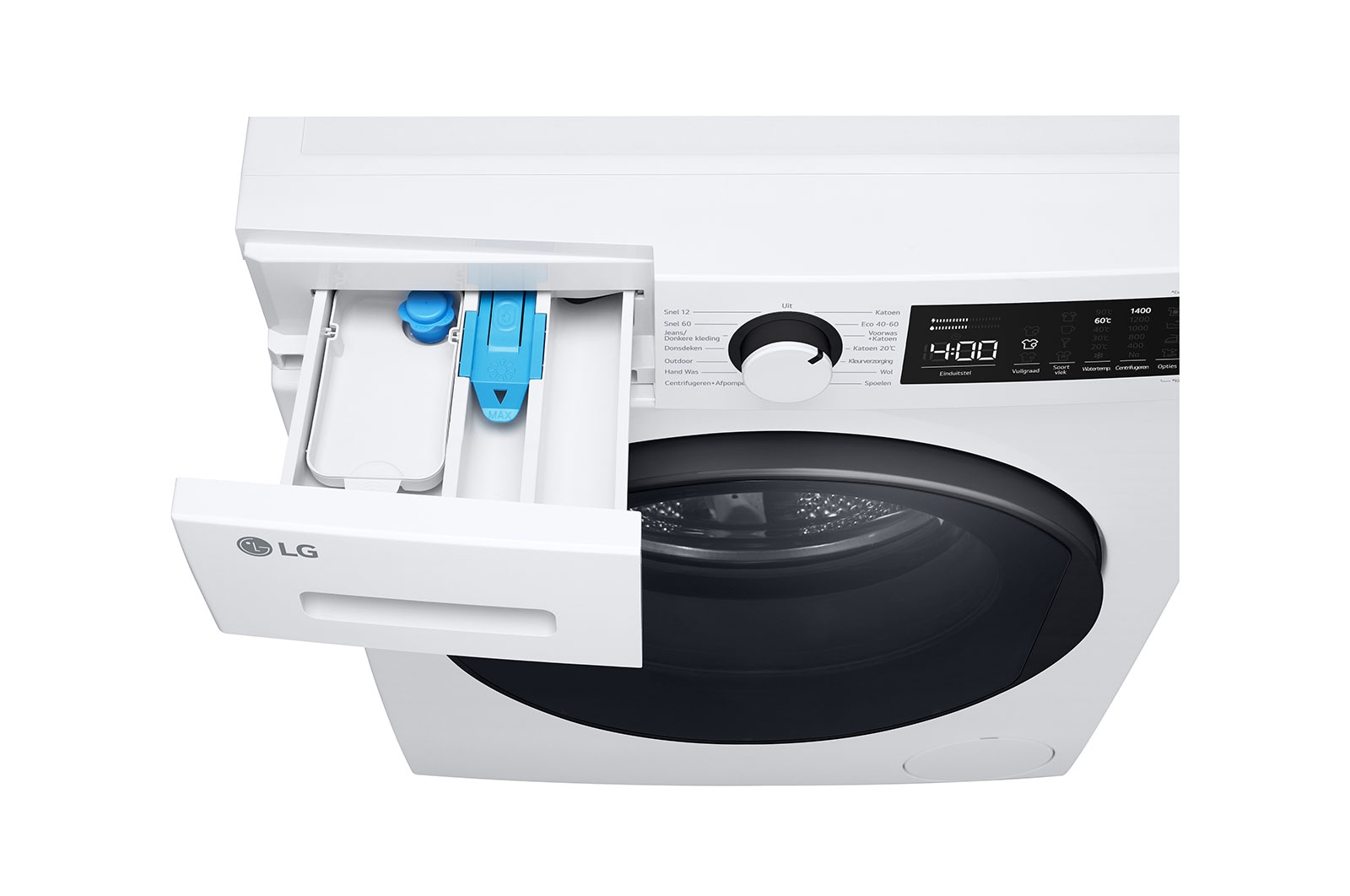 LG 9kg Wasmachine - Wit. Steam™ | Energieklasse A | Meer capaciteit, F4WM309S0