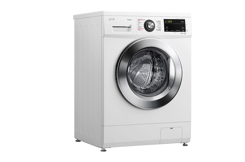 LG Zuinig en betrouwbaar met de duurzame Direct Drive motor | D | 9 kg | Hygiënisch wassen met stoom, F4WM309WE