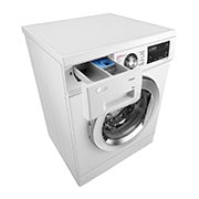 LG Zuinig en betrouwbaar met de duurzame Direct Drive motor | D | 9 kg | Hygiënisch wassen met stoom, F4WM309WE