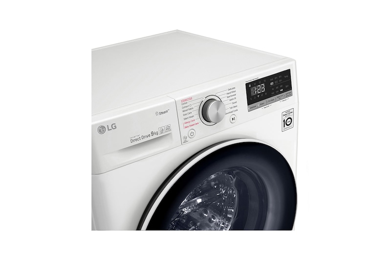 LG Slimme AI DD™ motor herkent je kleding | D | 9 kg | Hygiënisch wassen met stoom, F4WT409AIDD