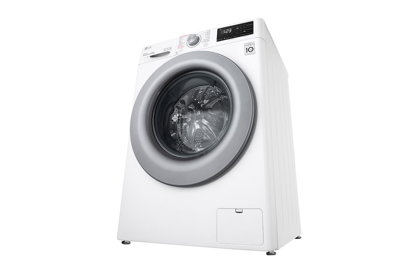 LG Slimme AI DD™ motor herkent je kleding | B | 8 kg | Hygiënisch wassen met stoom | Beste zorg met 6 Motion, F4WV308S4B